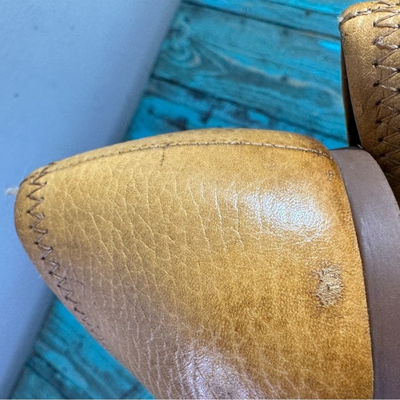 Tory Burch Tan Leather Chelsea Ballet Flats Size 11M - Picture 11 of 16